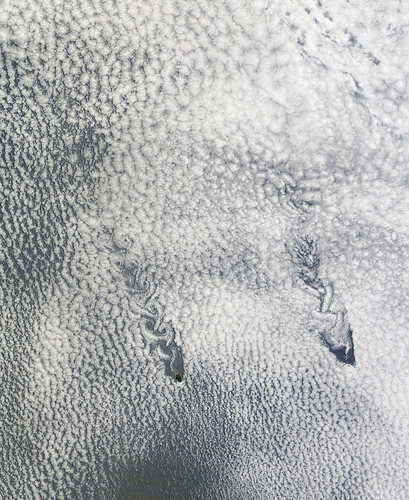 Detail of Von Karman Vortices off Chile by Anonymous