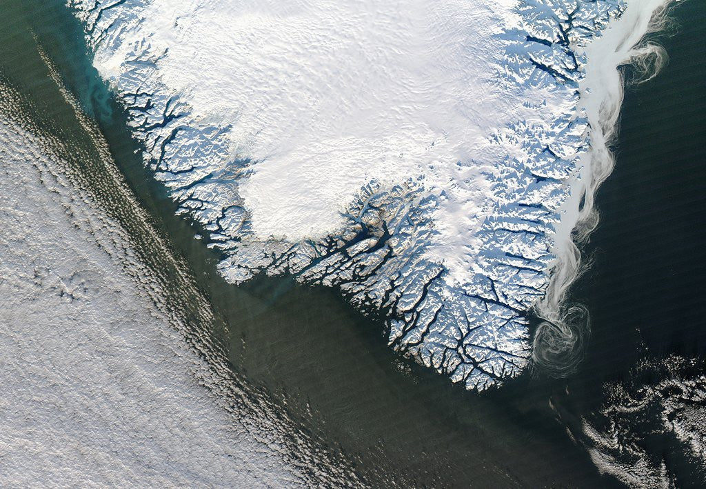 Detail of Winter View of Southern Greenland by Anonymous