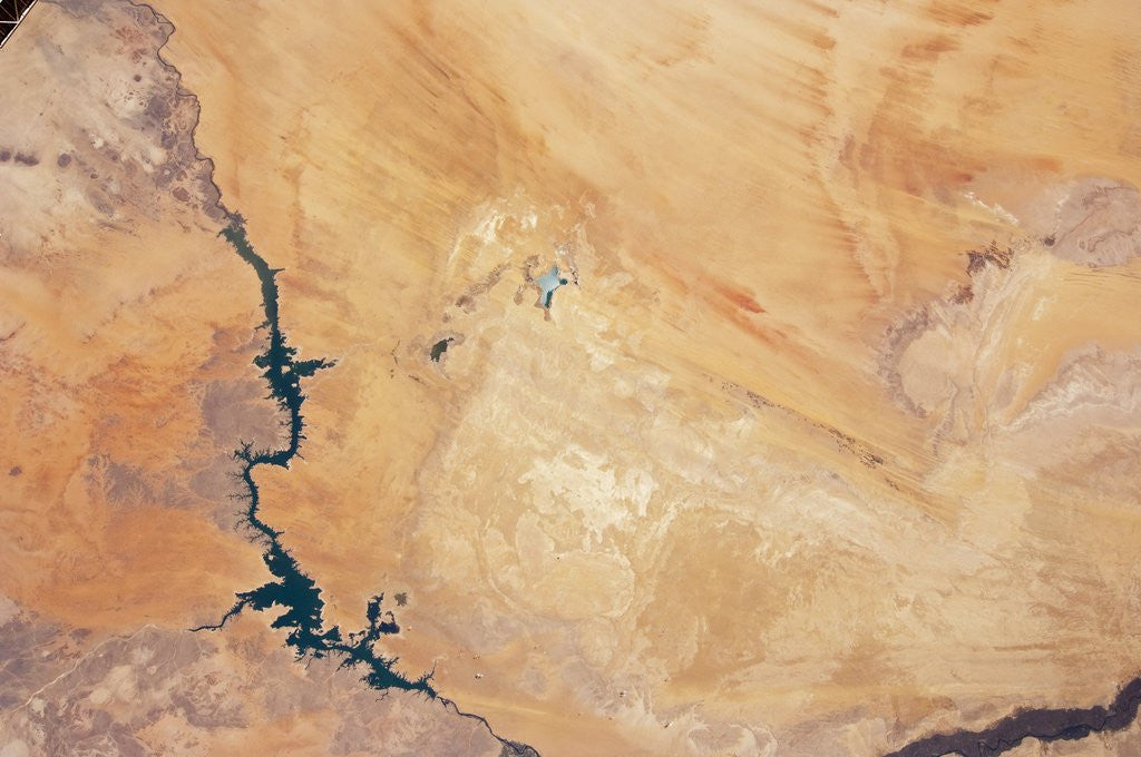 Detail of Toshka Lakes, Southern Egypt by Anonymous