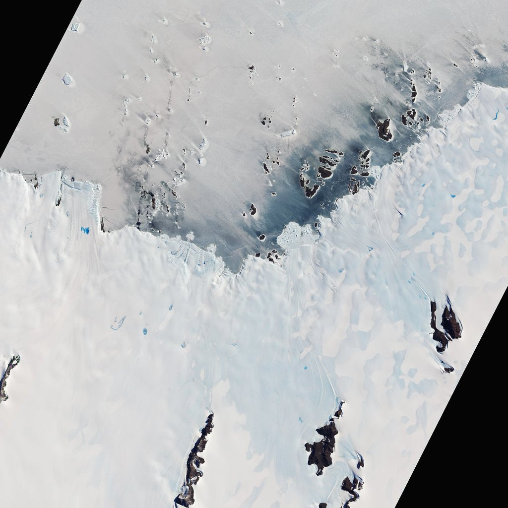 Detail of Ice Varieties along Antarctic's Mawson Coast by Anonymous