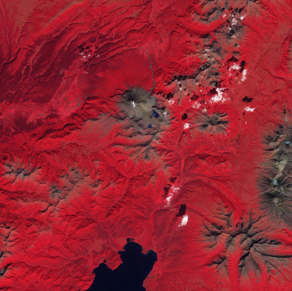 Detail of Lava Flow on Kizimen Volcano by Anonymous