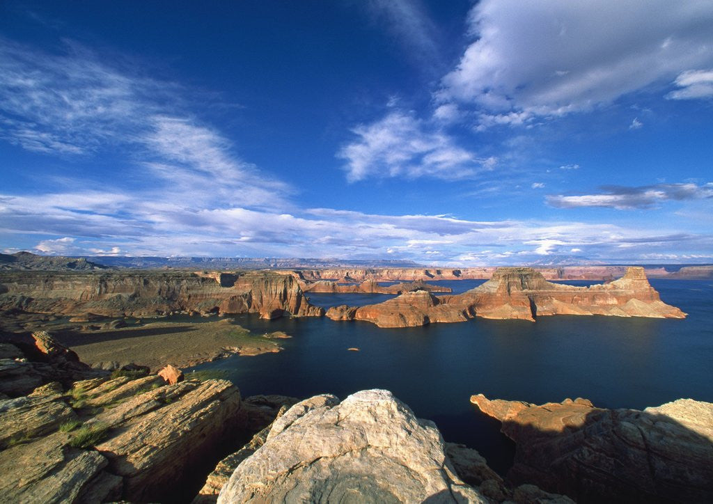 Detail of View on Padre Bay, Lake Powell, Utah, USA by Anonymous