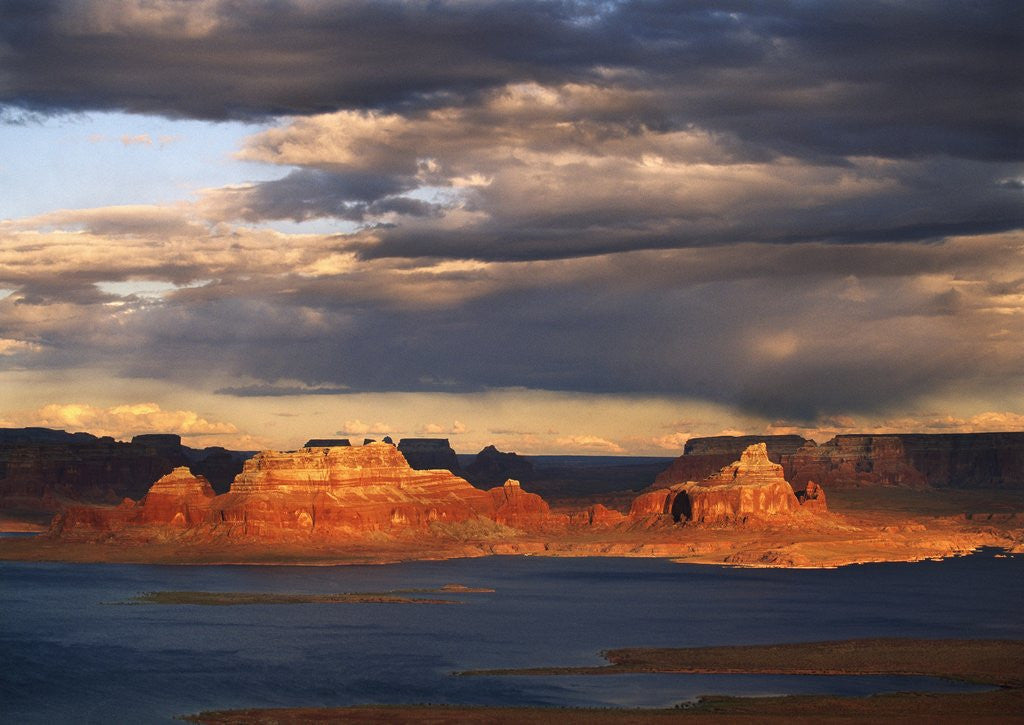 Detail of View on Padre Bay, Lake Powell, Utah, USA by Anonymous