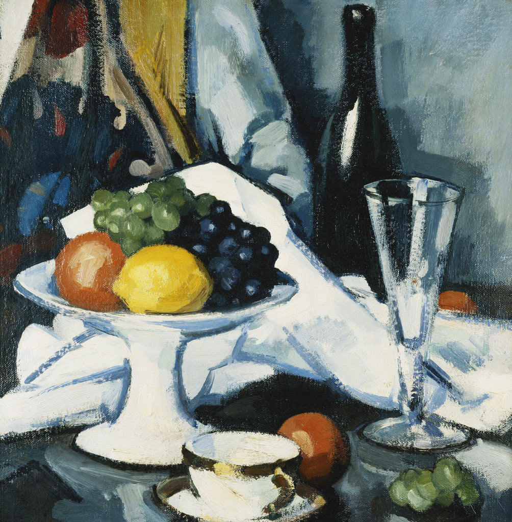 Detail of Fruit and Wine by Samuel John Peploe