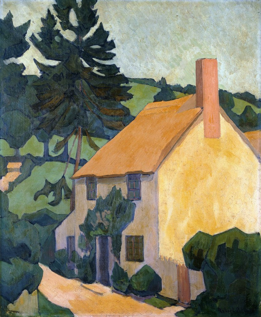 Detail of Devon Cottage by Robert Bevan