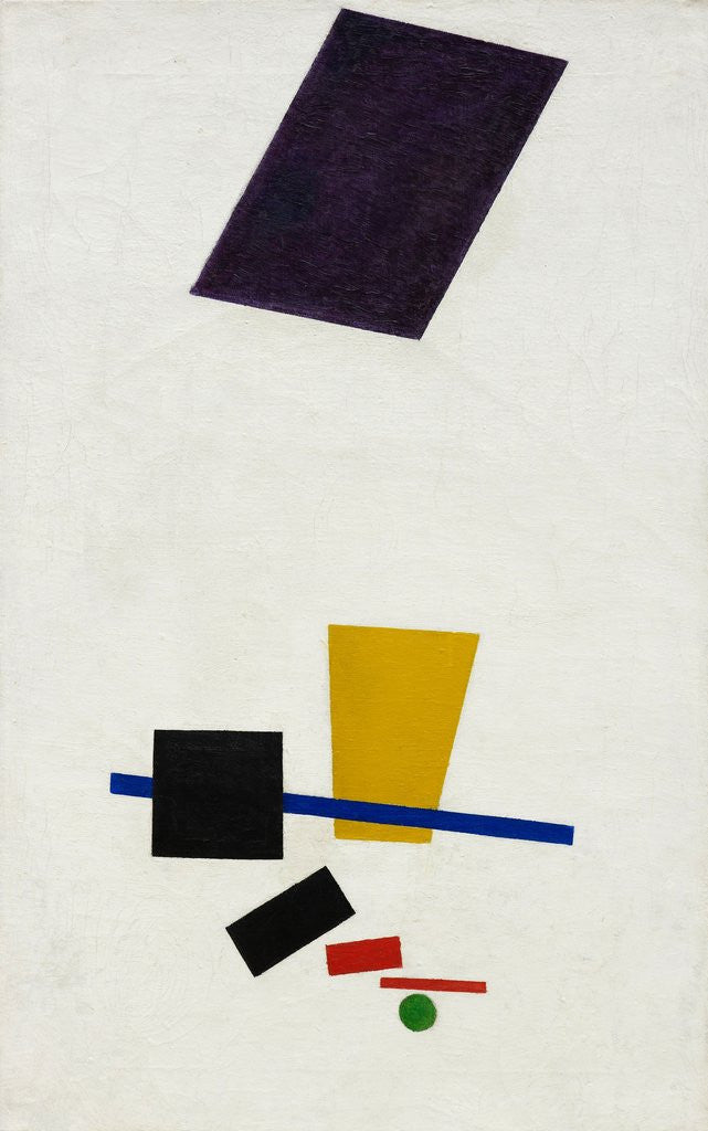 Detail of Painterly Realism of a Football Player â€“ Color Masses in the 4th Dimension by Kazimir Malevich