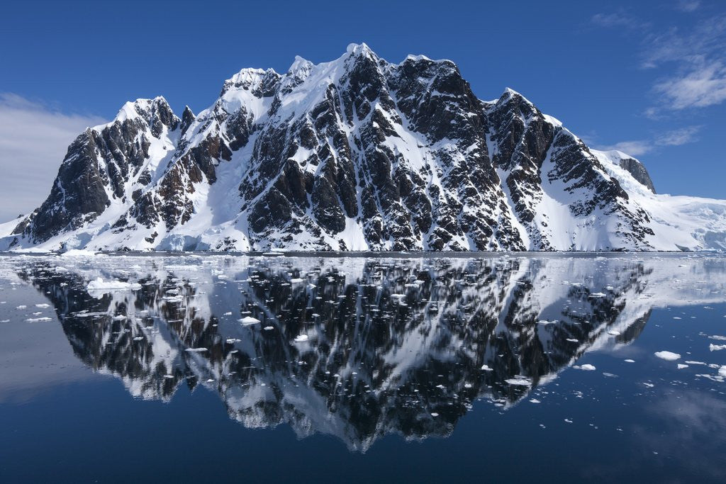 Detail of Mountain Peaks, Lemaire Channel, Antarctica by Anonymous