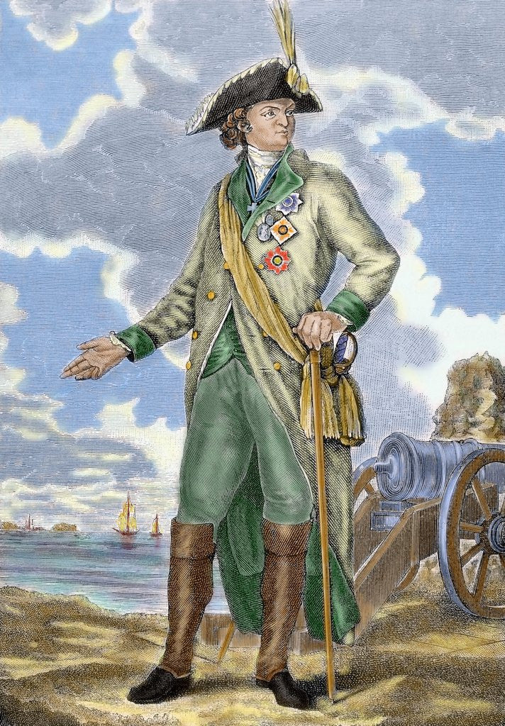 Detail of Potyomkin, Grigory Aleksandrovic (Cizevo, 1739- Nikolajev, 1791) by Anonymous