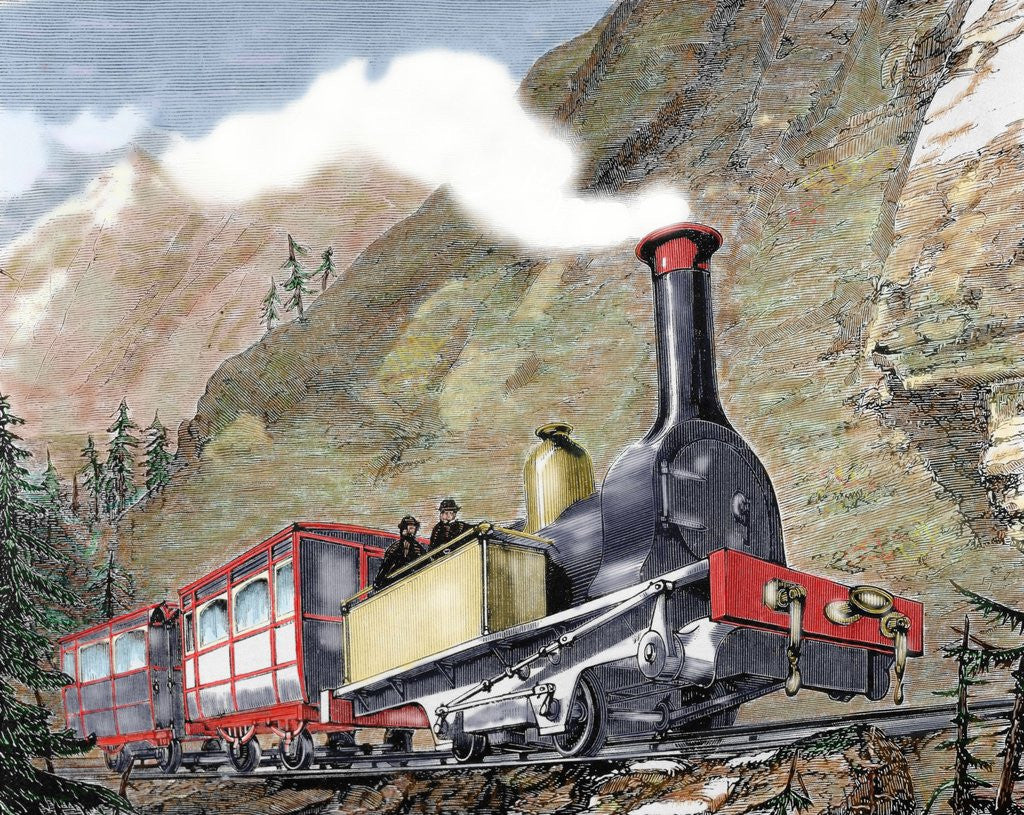Detail of Old railway. United States by Anonymous