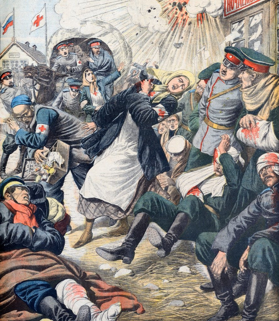 Detail of General Antoly Stessel Injured Fall of Port Arthur (Oct 1904) by Anonymous