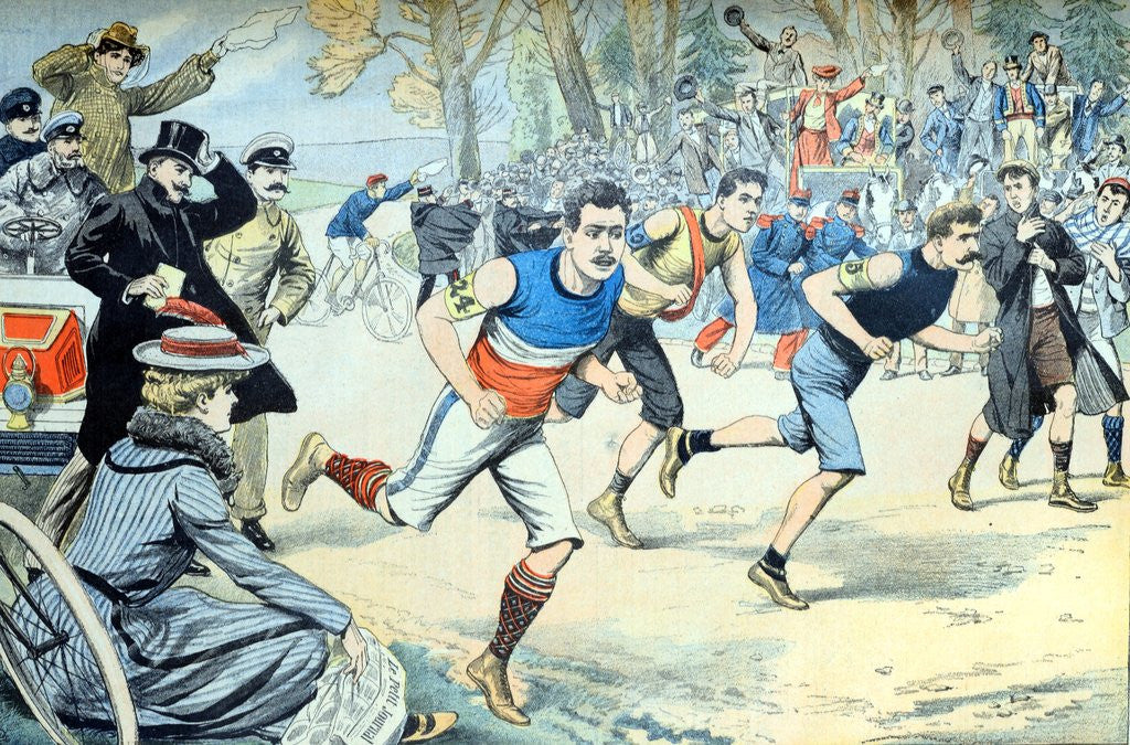 Detail of French Cross Country Running Championship (March 1903) by Anonymous