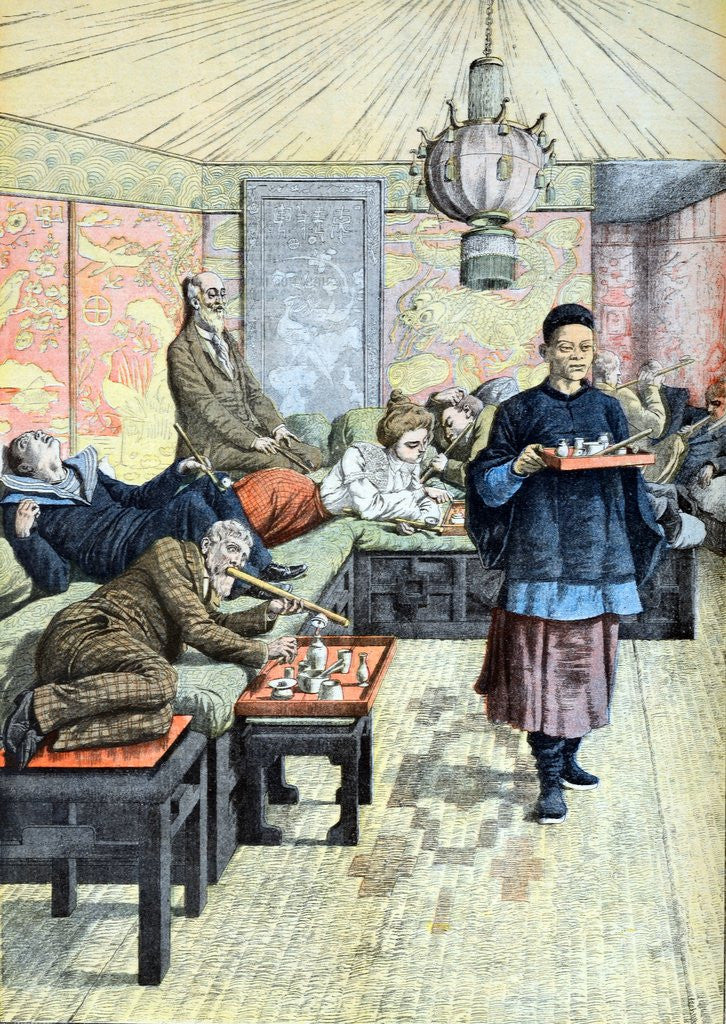 Detail of Opium Den France (June 1903) by Anonymous