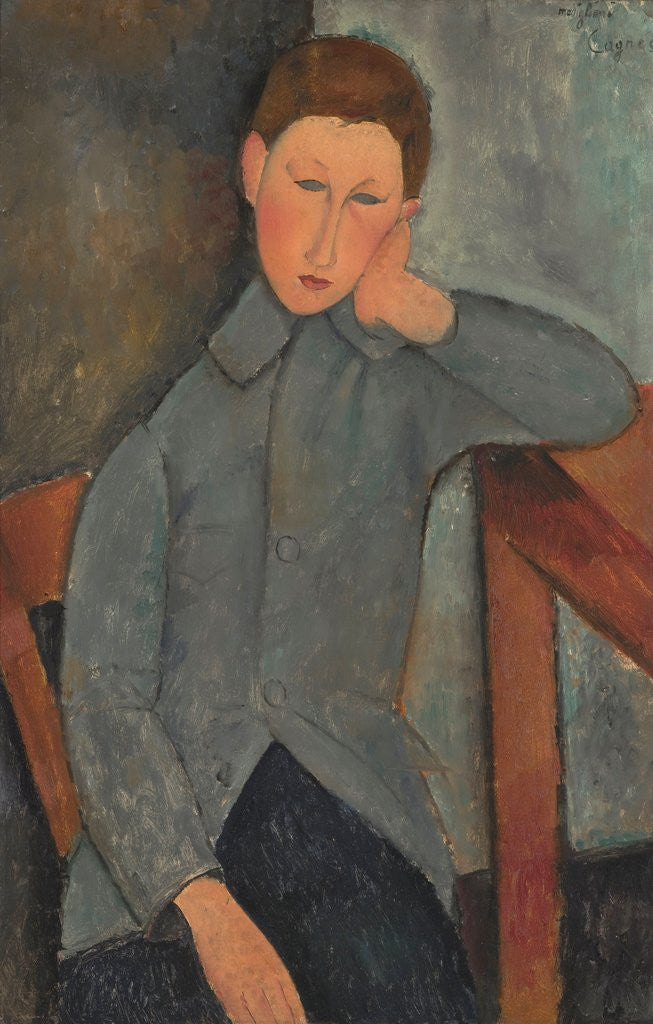 Detail of The Boy by Amedeo Modigliani