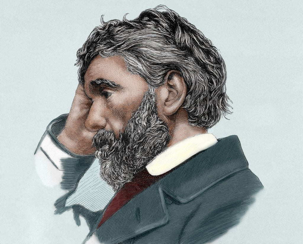 Detail of Thomas Carlyle (1795-1881) by Anonymous