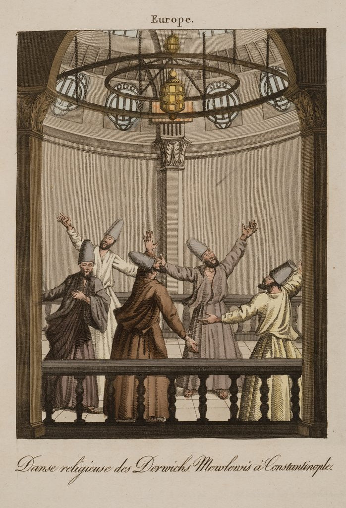 Detail of Dance of Dervishes in Turkey by Anonymous