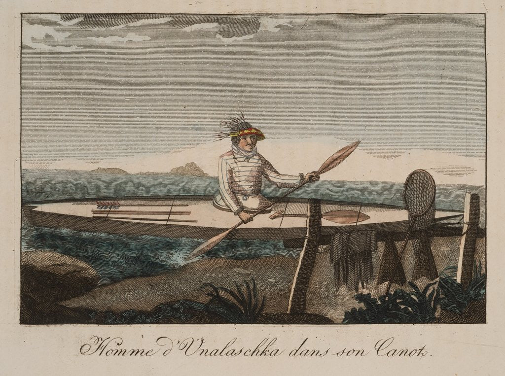 Detail of Canoe in Alaska by Anonymous