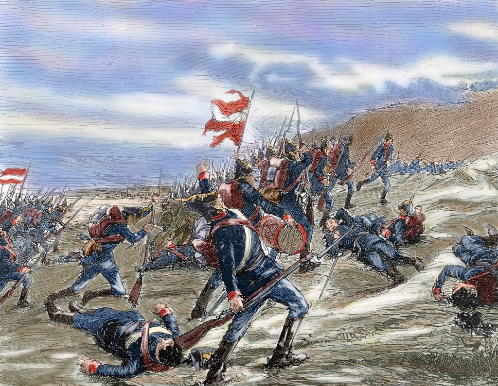 Detail of Schleswig-Holstein Question. The First Schleswig War (1848-1851). Battle at Kolding, 1849 by Corbis