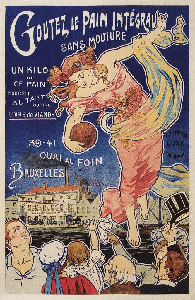 Detail of Belgian Whole Wheat Bread Poster by Anonymous