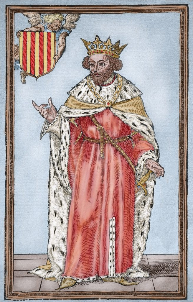 Detail of James I The Conqueror (1208-1276) by Anonymous