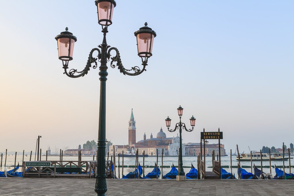 Detail of Gondolas, Venice, Italy by Anonymous