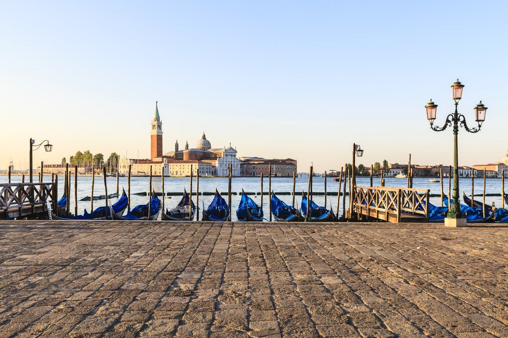 Detail of Gondolas, Venice, Italy by Anonymous