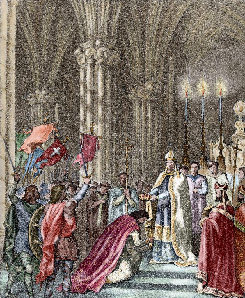Detail of Alfonso VII (1105-1157), called the Emperor by Anonymous
