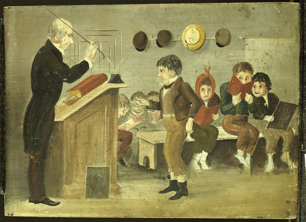 Detail of The School of Hard Knocks by Anonymous