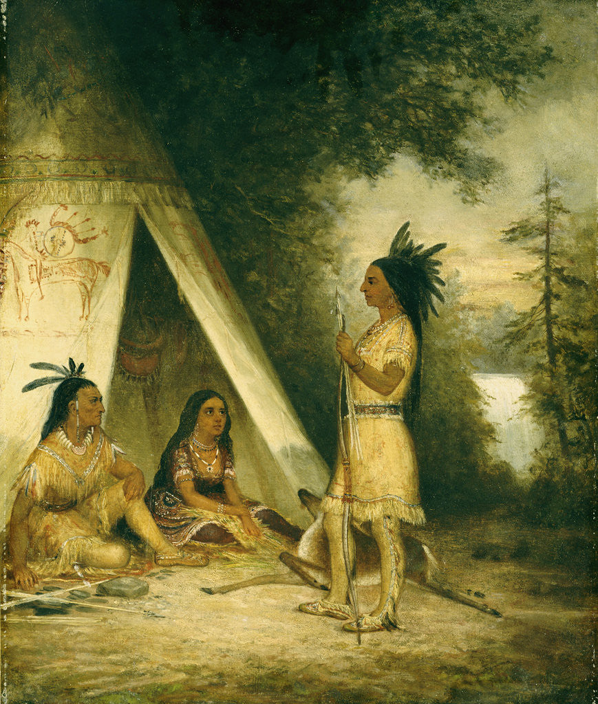 Detail of The Betrothal of Hiawatha by Anonymous