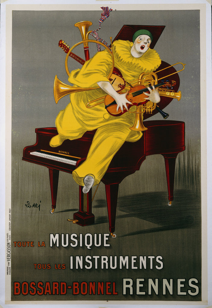 Detail of Toute la Musique, Tous les Instruments poster by Betto Lotti