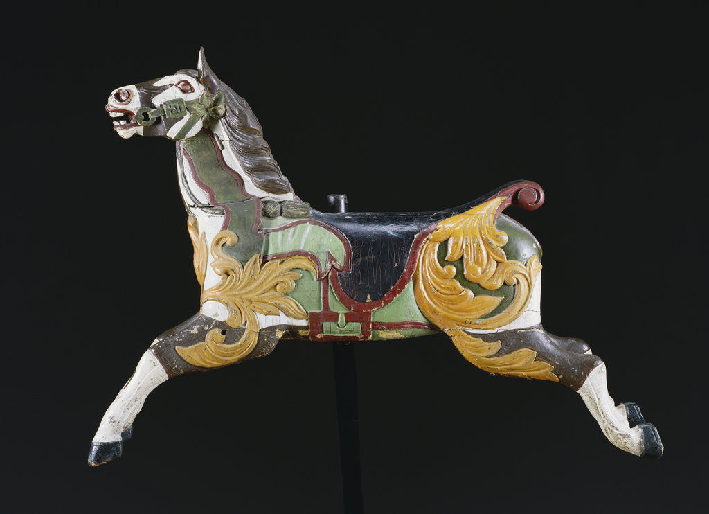 Detail of 19th century carousel horse by Anonymous