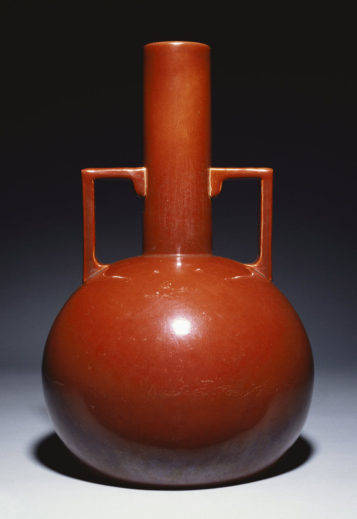 Detail of A large stoneware vase designed by Dr Christopher Dresser