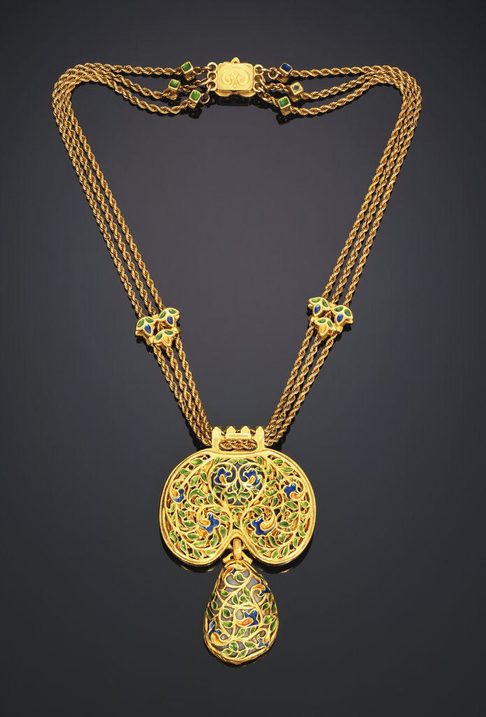 Detail of Necklace by Louis Comfort Tiffany for Tiffany & Co by Anonymous