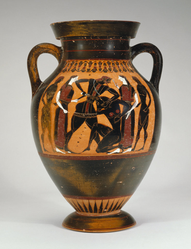 Detail of An Attic black-figure amphora by Anonymous