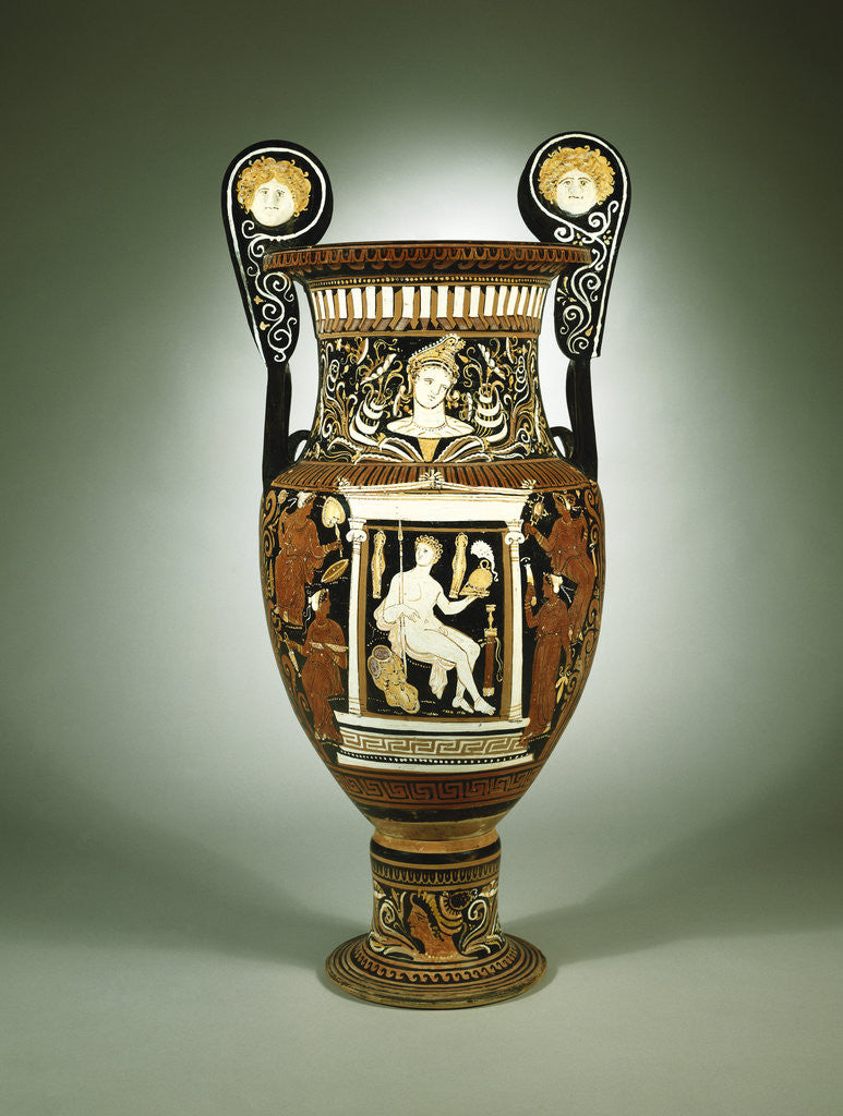 Detail of An Apulian red-figure volute krater by Anonymous