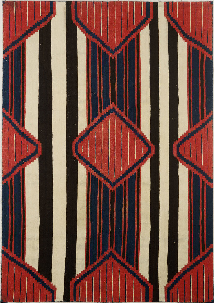 Detail of A classic Navajo chief's wearing blanket, 19th Century by Anonymous