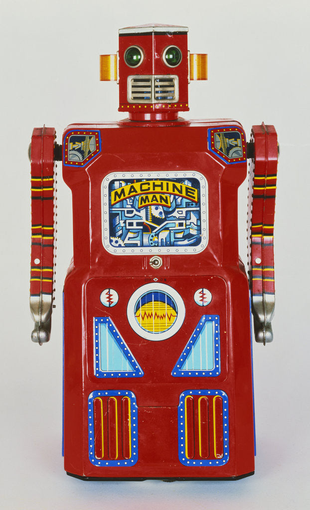Machine Man Robot Box A Masudaya 'Machine Man' robot, the rarest member of the 'Gang of Five ...
