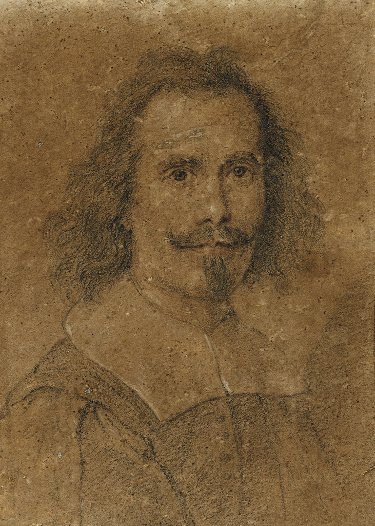 Detail of A Self-Portrait by Gian Lorenzo Bernini