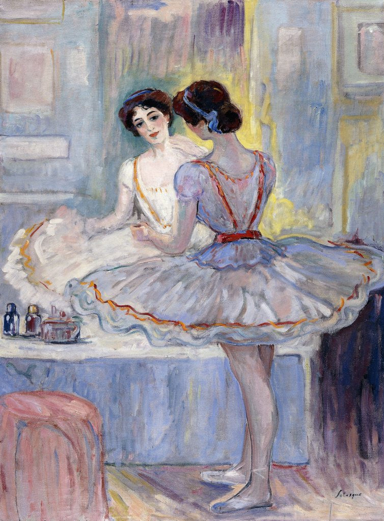 Detail of Miss Zambelli in Her Dressing Room by Henri Lebasque