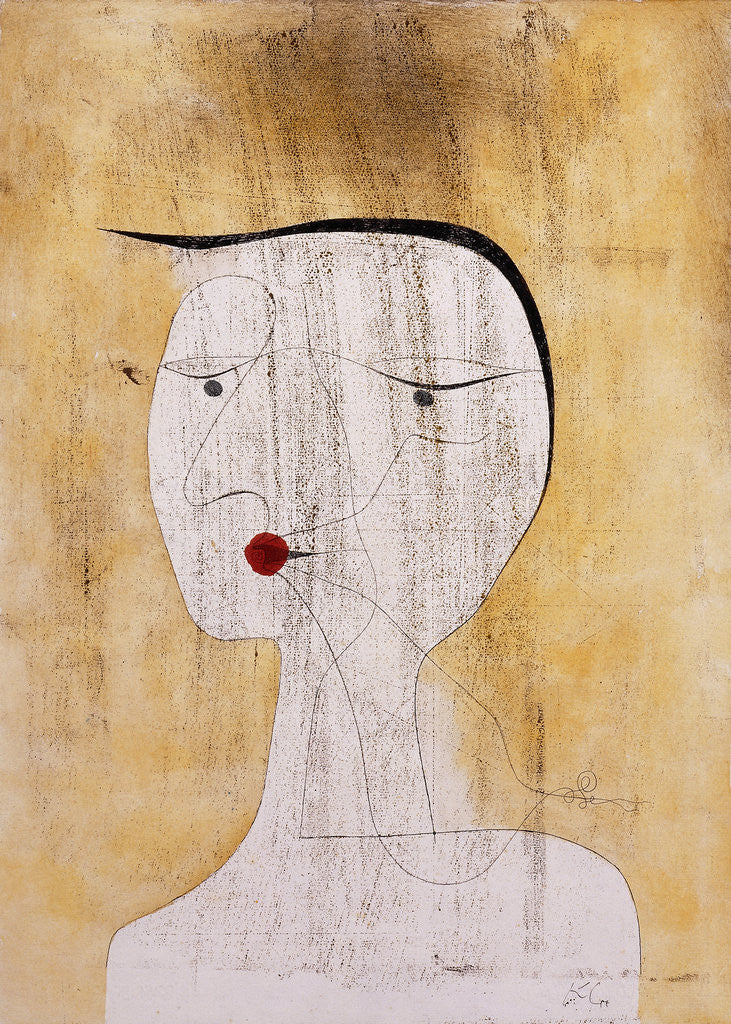 Detail of Sealed Woman by Paul Klee