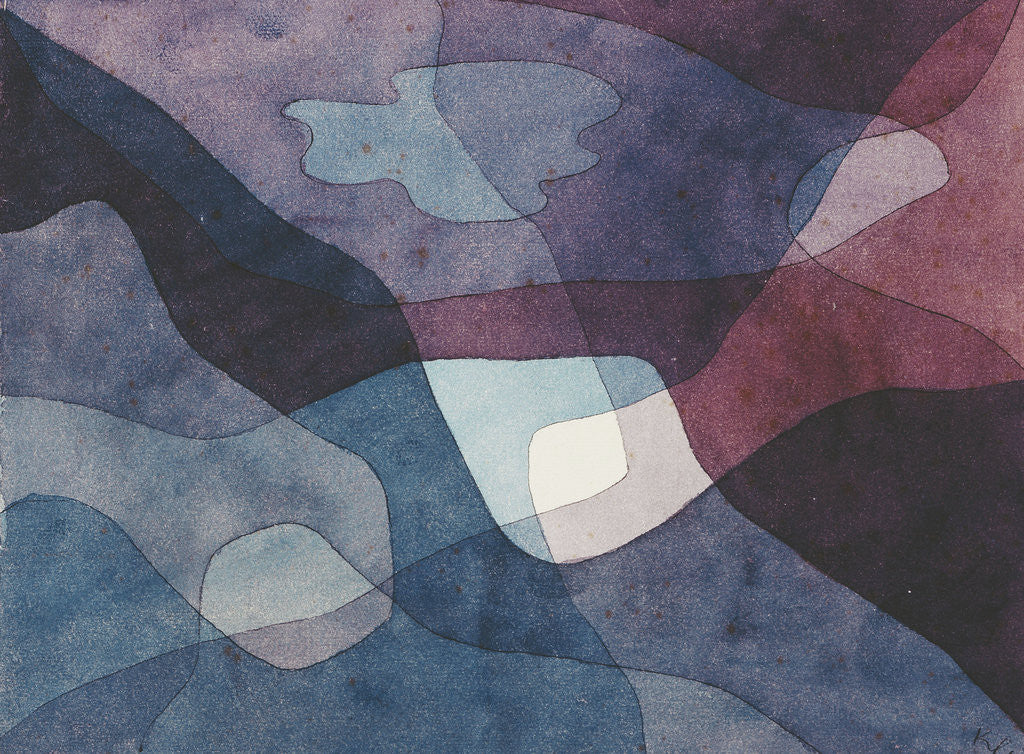 Detail of Mountain and Synthetic Air by Paul Klee