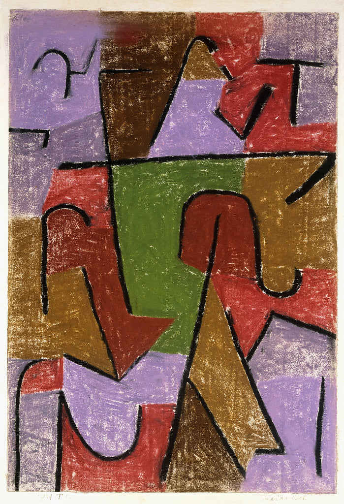 Detail of Indianisch by Paul Klee