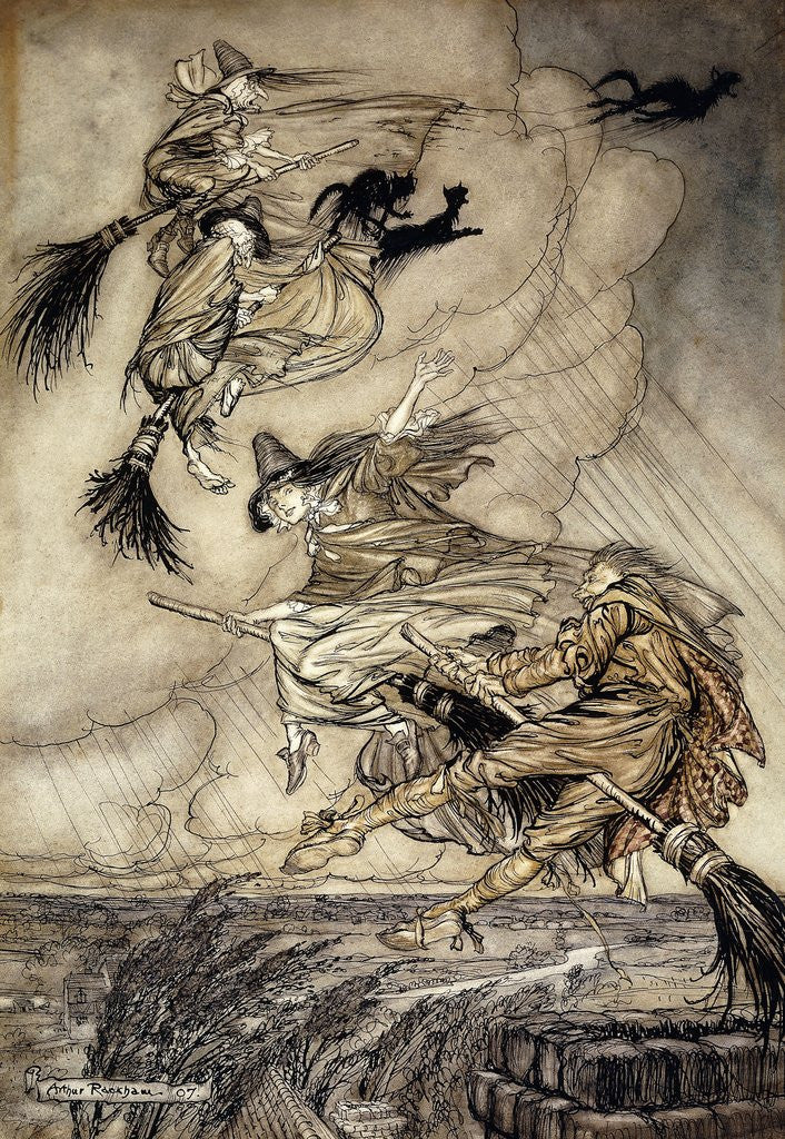 Detail of The Ingoldsby Legends: Frontispiece by Arthur Rackham