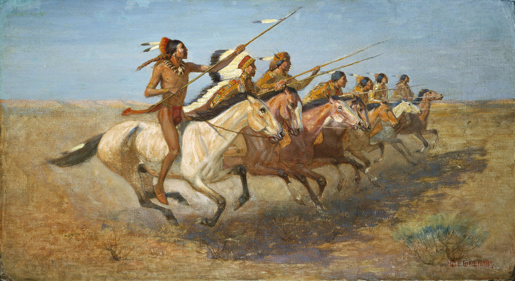 Detail of Royal Reception by Edwin Willard Deming