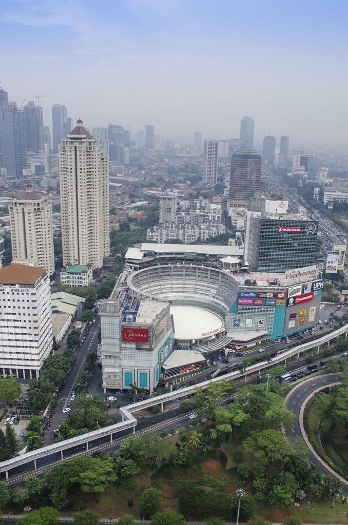 Detail of Jakarta cityscape in Indonesia by Anonymous