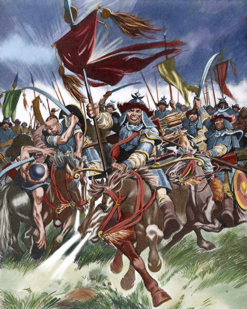 Detail of Attila (395-453), also known as Attila the Hun by Anonymous