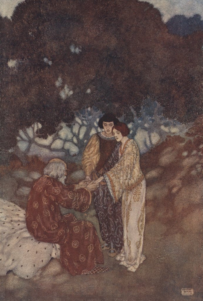Detail of Illustration by Edmund Dulac from The Tempest by William Shakespeare by Anonymous