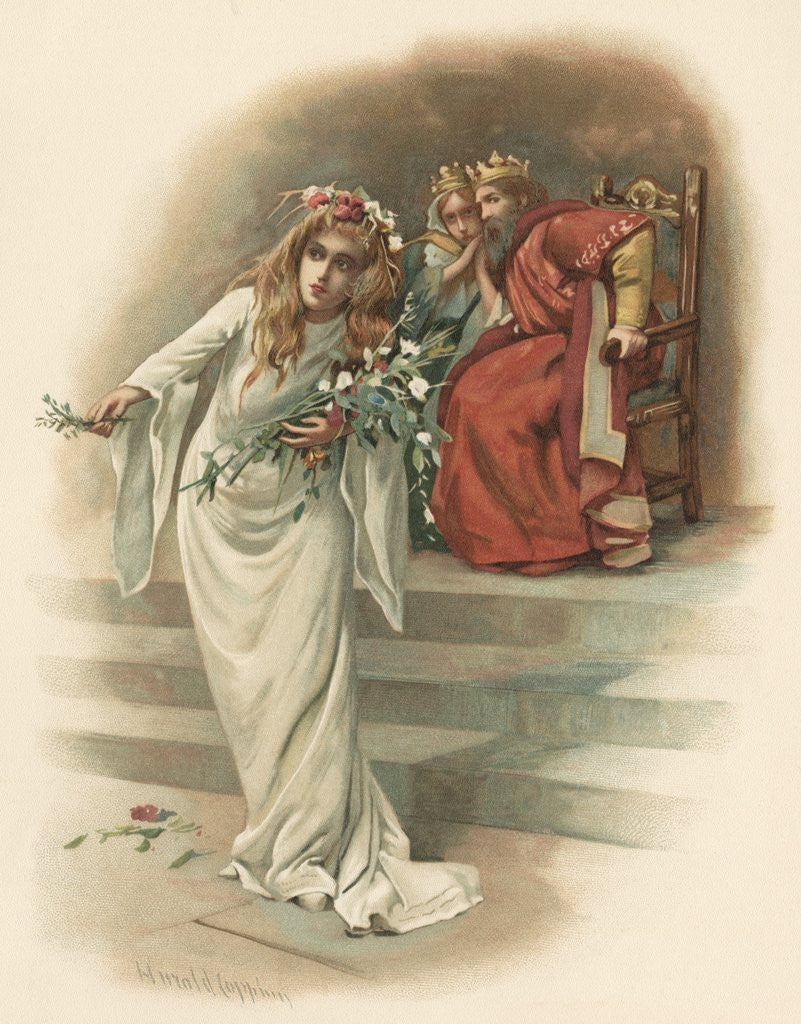Detail of Illustration by Harold Copping from Hamlet by William Shakespeare by Anonymous