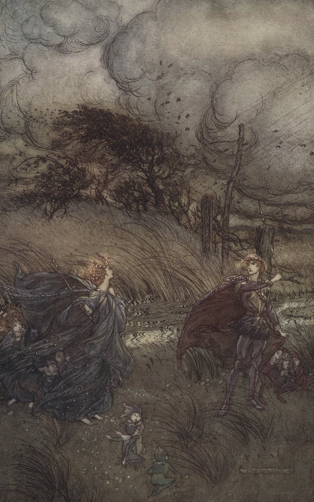 Detail of Illustration by Arthur Rackham