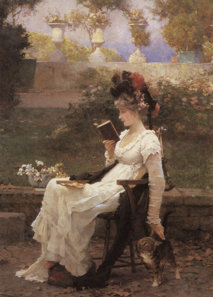 Detail of The End of the Story by Marcus Stone