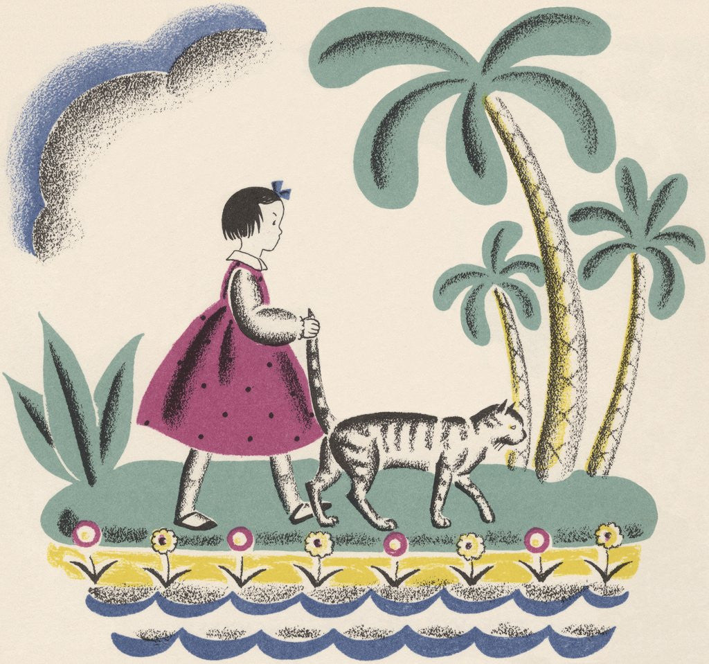 Detail of Bluebonnets for Lucinda by Helen Sewell